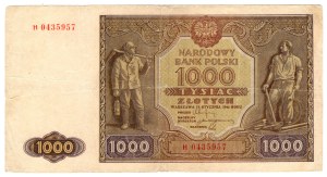 1000 zloty 1946, series H