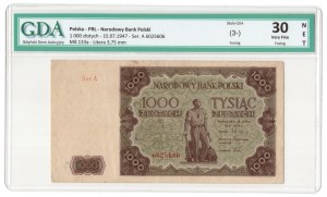 1000 zloty 1947, series A - first series