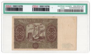 1000 zloty 1947, series A - first series
