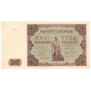 1000 złotych 1947, seria C