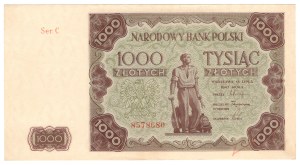 1000 zloty 1947, series C