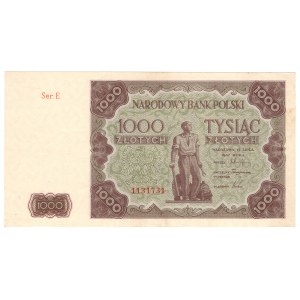 1000 złotych 1947, seria E