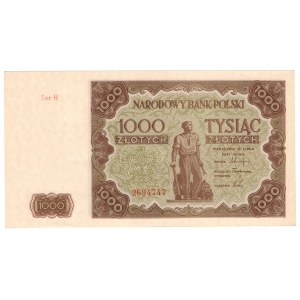 1000 zotych 1947, seria H