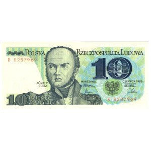10 Złotych, 1982, seria R