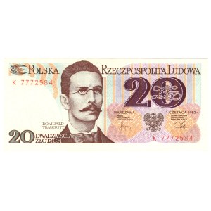 20 Złotych, 1982, seria K
