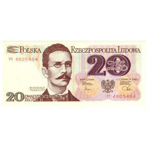 20 Złotych, 1982, seria M