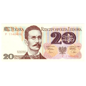 20 Złotych, 1982, seria P