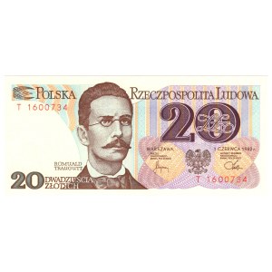 20 Złotych, 1982, seria T