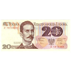 20 Złotych, 1982, seria Z