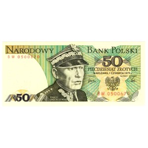 50 Złotych, 1979, seria BW