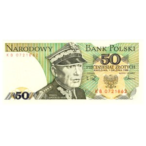 50 Złotych, 1988, seria KB