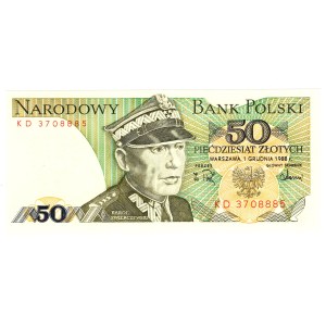 50 Złotych, 1988, seria KD