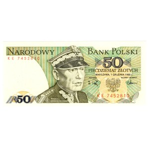 50 Złotych, 1988, seria KE