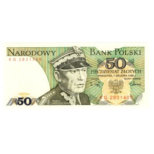 50 Złotych, 1988, seria KG