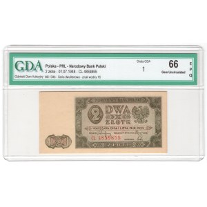 2 Złote 1948, seria CL