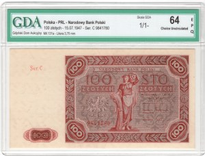 100 Zlotys 1947, Series C