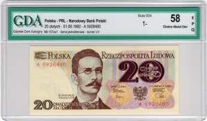 20 Gold 1982, series A - first series