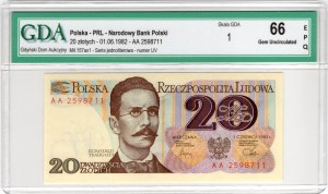 20 Gold 1982, AA series