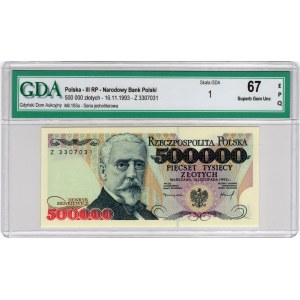 500 000 Złotych 1993, seria Z
