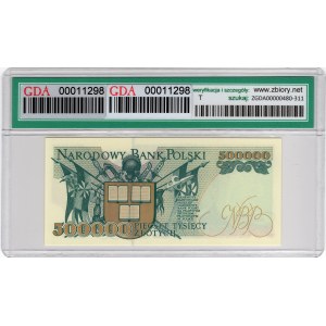 500 000 Złotych 1993, seria Z