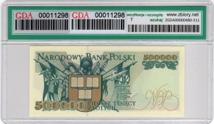500,000 Zlotys 1993, series Z