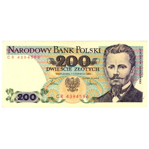 200 Złotych 1986, seria CR