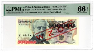 500,000 Gold 1993, Series A 0000000, MODEL No.0313*.