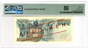 500,000 Gold 1993, Series A 0000000, MODEL No.0313*.