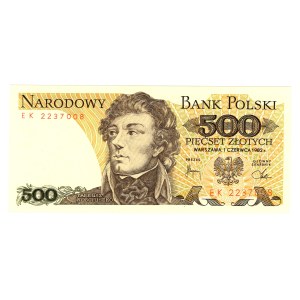 500 Złotych 1982, seria EK