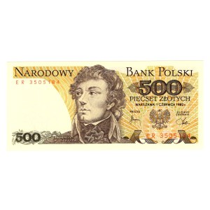 500 Złotych 1982, seria ER