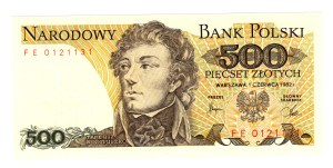 500 Gold 1982, FE series