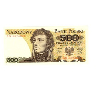 500 Złotych 1982, seria GG