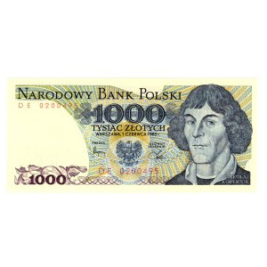 1000 Złotych 1982, seria DE