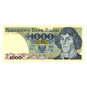 1000 Złotych 1982, seria EG