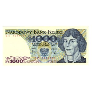 1000 Złotych 1982, seria EK