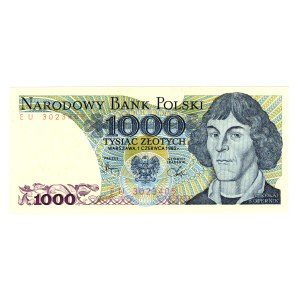 1000 Złotych 1982, seria EU