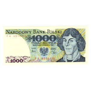 1000 Złotych 1982, seria FA