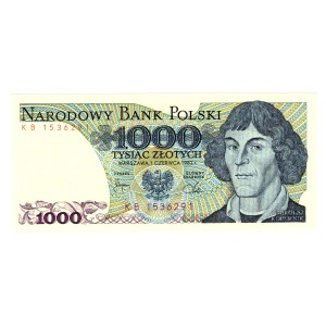 1000 Złotych 1982, seria KB