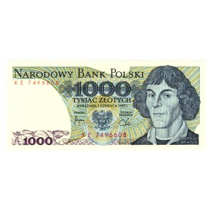 1000 Złotych 1982, seria KE
