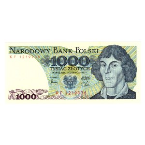 1000 Złotych 1982, seria KF
