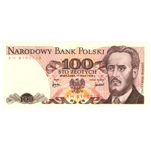 100 Złotych, 1976, seria AH