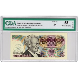 2 000 000 Złotych 1992, seria A - z błędem KONSTYTUCYJY