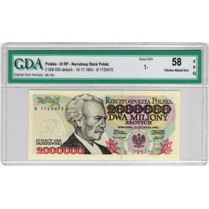 2 000 000 Złotych 1993, seria B