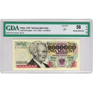 2 000 000 Złotych 1993, seria A
