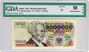 2,000,000 Zlotys 1993, Series A