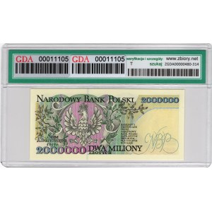 2 000 000 Złotych 1993, seria A