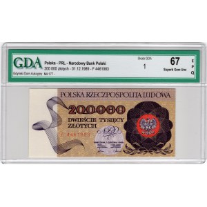 200.000 zloty 1989, serie F