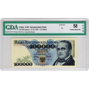 100 000 Złotych 1990, seria A