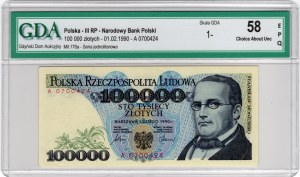 100,000 Gold 1990, Series A
