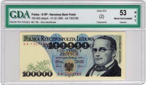 100,000 Gold 1990, Series AA